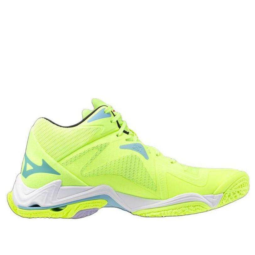 Order ミズノ ウェーブライトニング Z8 ミッド 'ネオライムスプラッシュ' V1GA240511 V1GA240511