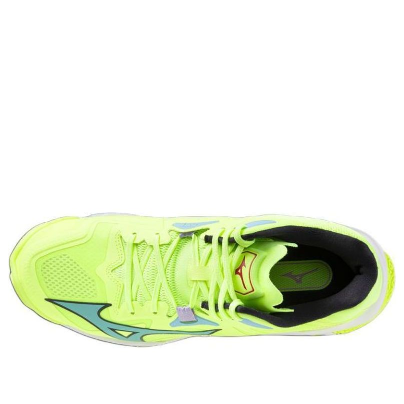 Lookbook ミズノ ウェーブライトニング Z8 ミッド 'ネオライムスプラッシュ' V1GA240511 V1GA240511