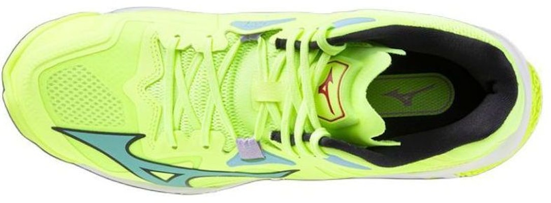 Mizuno Wave Lightning Z8 Mid 'Neo Lime Splish Splash' V1GA240511 Lookbook Mizuno Wave Lightning Z8 Mid 'Neo Lime Splish Splash' V1GA240511