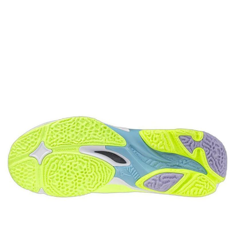 Shop ミズノ ウェーブライトニング Z8 ミッド 'ネオライムスプラッシュ' V1GA240511 V1GA240511
