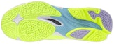 Shop Mizuno Wave Lightning Z8 Mid 'Neo Lime Splish Splash' lelaki sukan kasut V1GA240511