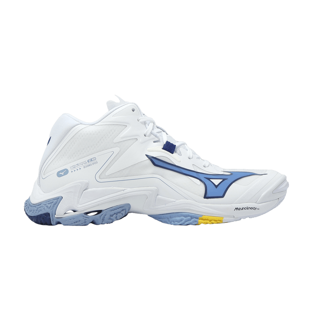 Mizuno Wave Lightning Z8 Mid 'White Bellwether Blue' V1GA240597