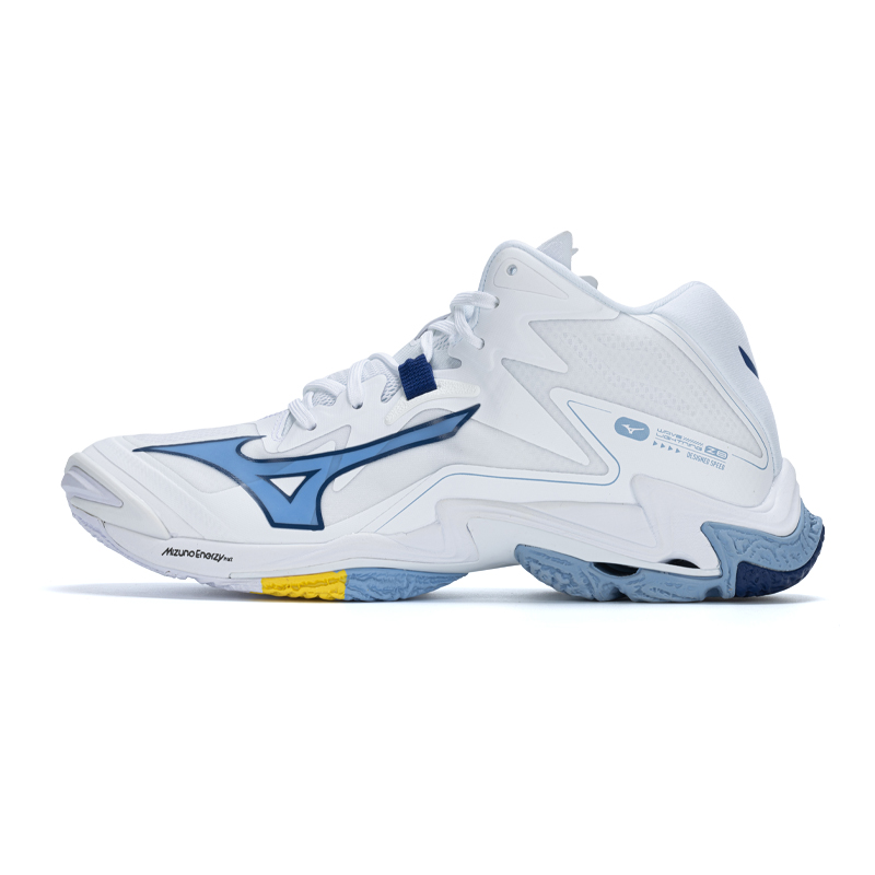 Mizuno Wave Lightning Z8 Mid 'White Bellwether Blue' V1GA240597