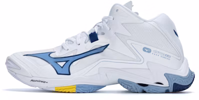 Mizuno Wave Lightning Z8 Mid 'White Bellwether Blue' V1GA240597 Mizuno Wave Lightning Z8 Mid 'White Bellwether Blue' V1GA240597