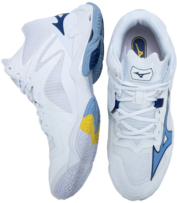 Mizuno Wave Lightning Z8 Mid 'White Bellwether Blue' V1GA240597 Lookbook Mizuno Wave Lightning Z8 Mid 'White Bellwether Blue' V1GA240597