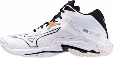 Mizuno Wave Lightning Z8 Mid 'White Black' V1GA240551 Mizuno Wave Lightning Z8 Mid 'White Black' V1GA240551