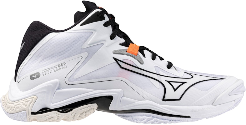 Mizuno Wave Lightning Z8 Mid 'White Black' V1GA240551 Order Mizuno Wave Lightning Z8 Mid 'White Black' V1GA240551
