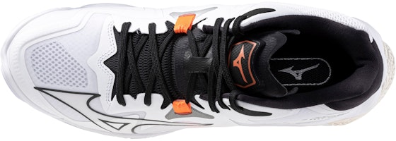 Mizuno Wave Lightning Z8 Mid 'Putih Hitam' V1GA240551 Lookbook Mizuno Wave Lightning Z8 Mid 'Putih Hitam' V1GA240551