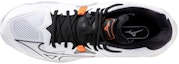 Lookbook Mizuno Wave Lightning Z8 Mid 'Putih Hitam' V1GA240551
