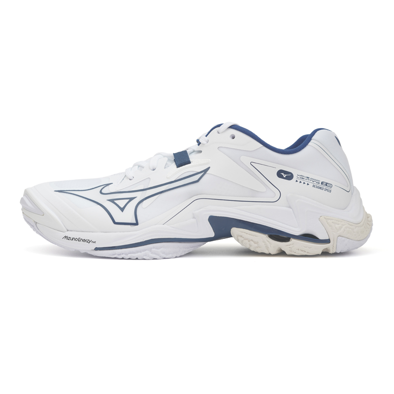 Mizuno Wave Lightning Z8 White Blue Lightweight Breathable Badminton Shoes V1GA240061