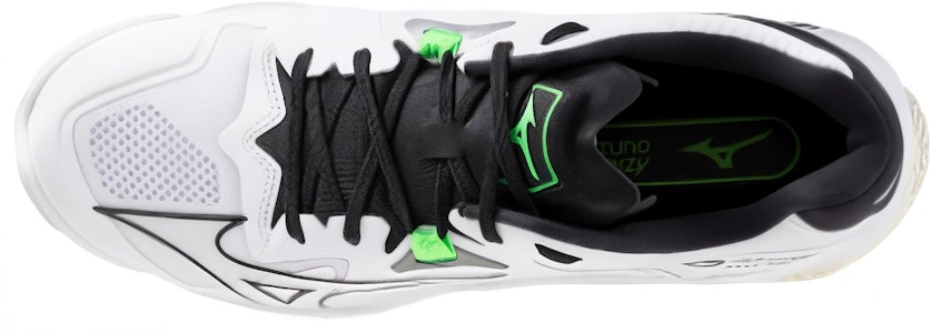 Mizuno Wave Lightning Z8 Lebar 'Putih Hitam' V1GA240157 Lookbook Mizuno Wave Lightning Z8 Lebar 'Putih Hitam' V1GA240157