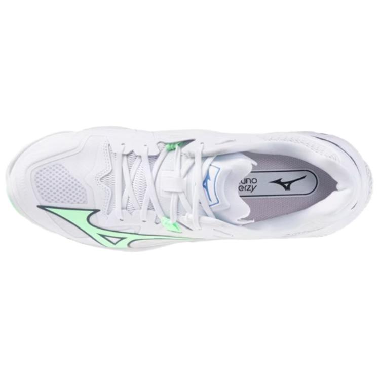 Shop 美津浓 Wave Lightning Z8 宽版 ''白霓虹薄荷绿'' V1GA240102