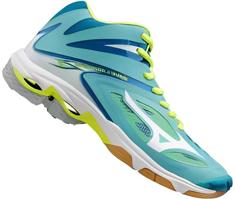 Mizuno Wave Lightning Z 3 Mid 'Light Blue White' V1GC170504 Lookbook Mizuno Wave Lightning Z 3 Mid 'Light Blue White' V1GC170504