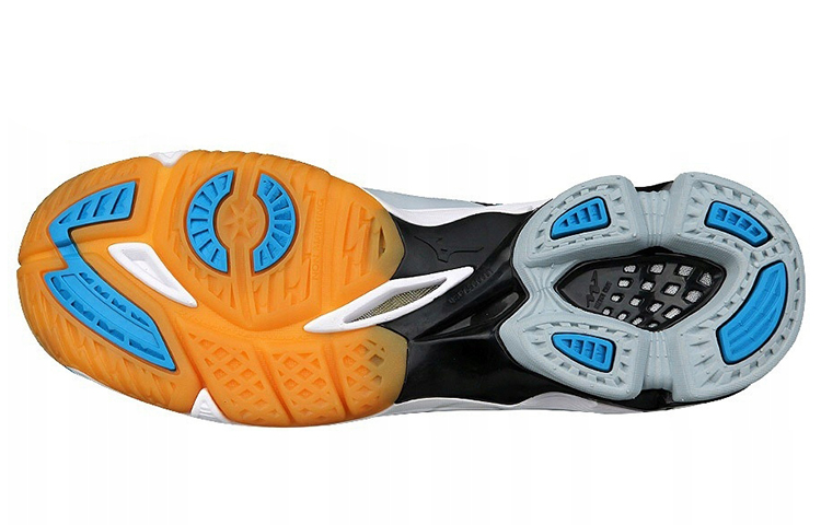 Lookbook Mizuno Wave Lightning Z 'Keselesaan Trend Putih Biru Hitam' V1GC150025