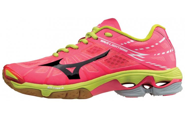 Mizuno Wave Lightning Z Lightweight Wear-resistant Volleyball Shoes Pink Black V1GC150066