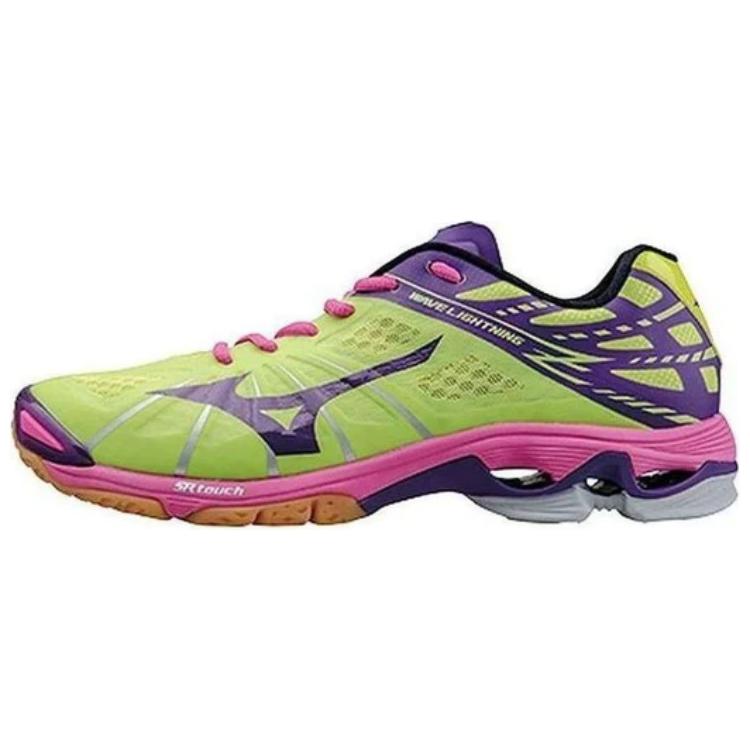 Buy Mizuno Wave Lightning Z Scarpe da Pallavolo Leggere e Resistenti Verde Viola V1GC150069