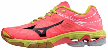 Mizuno Wave Lightning Z Lightweight Wear-resistant Volleyball Shoes Pink Black V1GC150066 Mizuno Wave Lightning Z Lightweight Wear-resistant Volleyball Shoes Pink Black V1GC150066