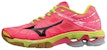 Kasut Bola Tampar Mizuno Wave Lightning Z Tahan Haus Sedikit Berat Merah Jambu Hitam V1GC150066