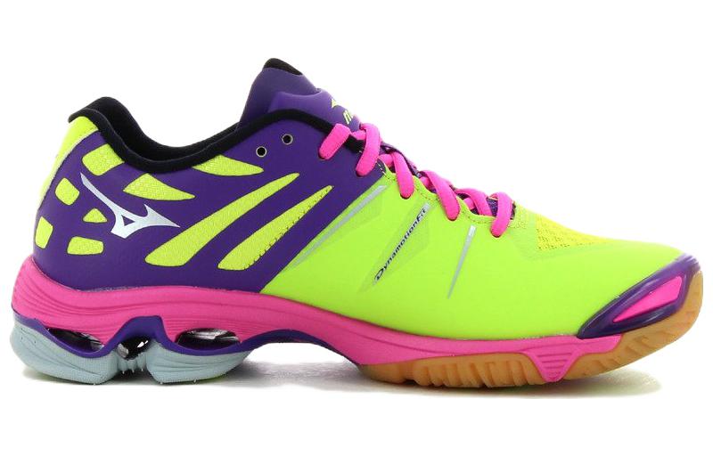 Order Mizuno Wave Lightning Z Scarpe da Pallavolo Leggere e Resistenti Verde Viola V1GC150069