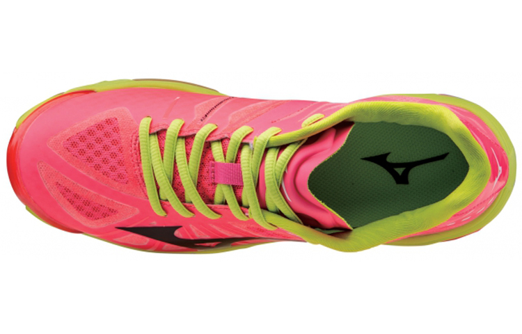 Lookbook Mizuno Wave Lightning Z Lightweight Wear-resistant Volleyball Shoes Pink Black V1GC150066