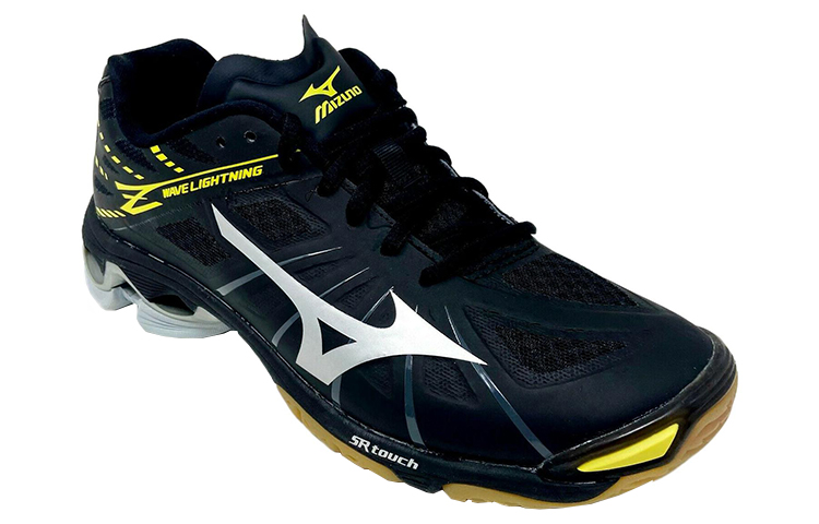 Lookbook Mizuno Wave Lightning Z Leichte Verschleißfeste Volleyballschuhe Schwarz Gelb V1GC150003