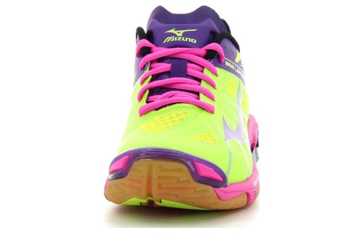 Shop Mizuno Wave Lightning Z Scarpe da Pallavolo Leggere e Resistenti Verde Viola V1GC150069