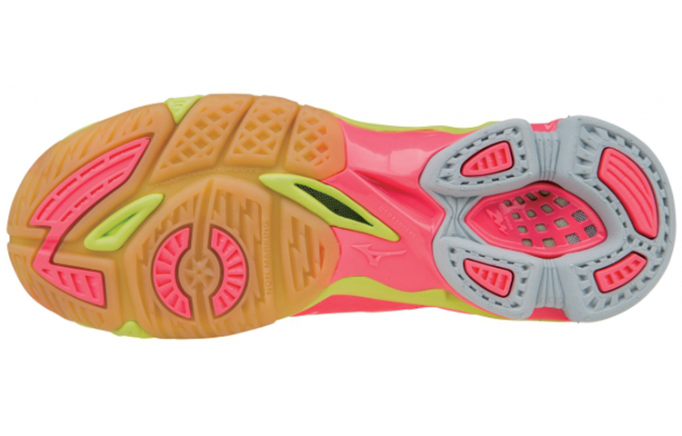 Purchase Mizuno Wave Lightning Z Lightweight Wear-resistant Volleyball Shoes Pink Black V1GC150066
