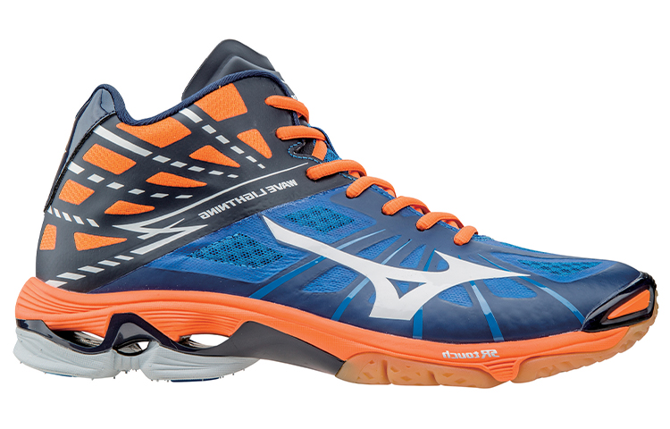 Order Mizuno Wave Lightning Z Mid 'Blue Orange' V1GA150522