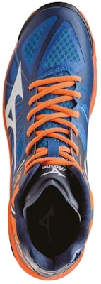Mizuno Wave Lightning Z Mid 'Biru Jingga' V1GA150522 Shop Mizuno Wave Lightning Z Mid 'Biru Jingga' V1GA150522