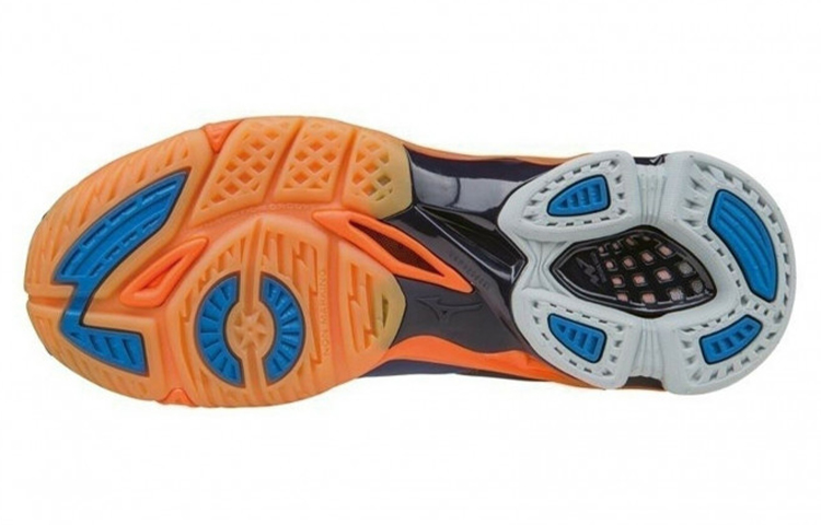 Purchase Mizuno Wave Lightning Z Mid 'Blue Orange' V1GA150522