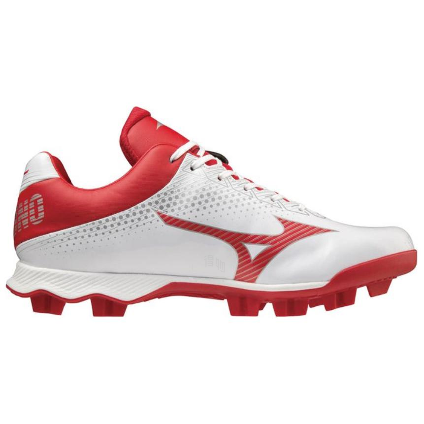 Order Mizuno Wave LightRevo ''Wit Rood'' 11GP222162