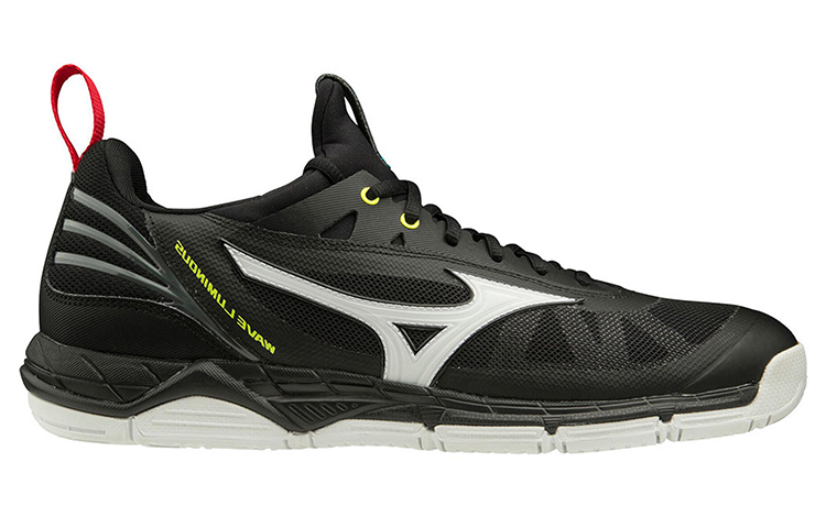 Order Mizuno Wave Luminous 排球鞋 黑白 becomes "Mizuno Wave Luminous 排球鞋 黑白色" in Taiwanese.