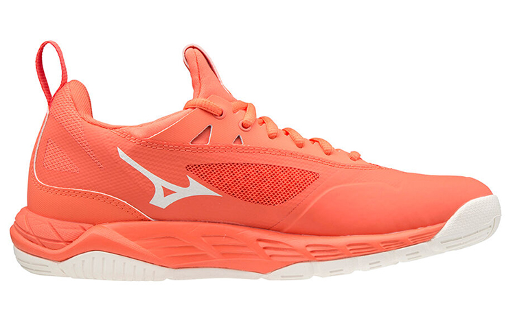 Order Mizuno Wave Luminous 男女透氣防滑耐磨羽毛球鞋 橙