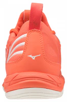Shop Mizuno Wave Luminous 男女透氣防滑耐磨羽毛球鞋 橙