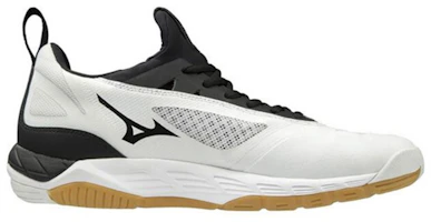 Order Mizuno Wave Luminous 防滑透氣 低筒運動排球鞋 男女同款 白黑