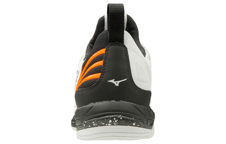 Shop Mizuno Wave Luminous Unisex 低筒排球鞋 男女皆宜 白黑橙