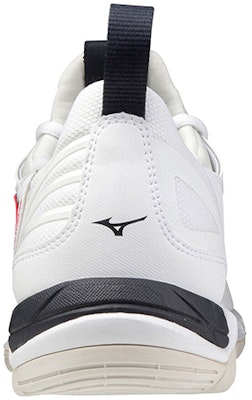 Mizuno Wave Luminous 'White Ignition Red' V1GA182065 Shop Mizuno Wave Luminous 'White Ignition Red' V1GA182065
