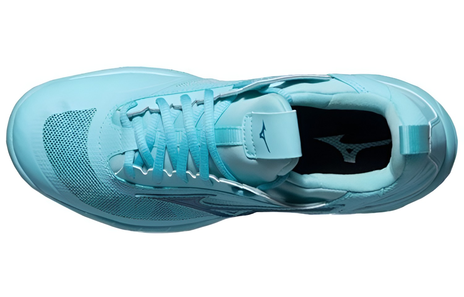 Lookbook Mizuno Wave Luminous 低筒耐磨排球鞋 女款 藍色