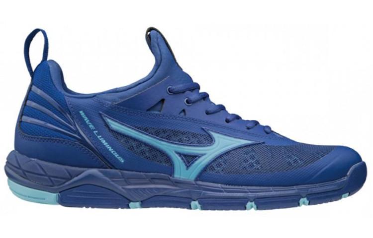 Order Mizuno Wave Luminous Unisex 防滑耐磨 低筒 訓練鞋 男女同款 藍色