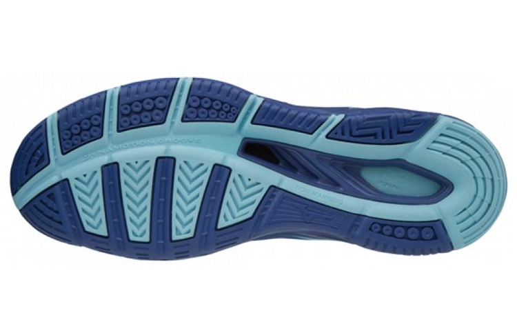 Shop Mizuno Wave Luminous Unisex 防滑耐磨 低筒 訓練鞋 男女同款 藍色