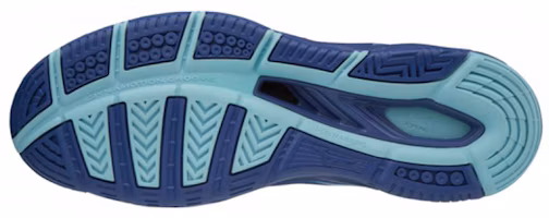 Shop Mizuno Wave Luminous Unisex 防滑耐磨 低筒 訓練鞋 男女同款 藍色