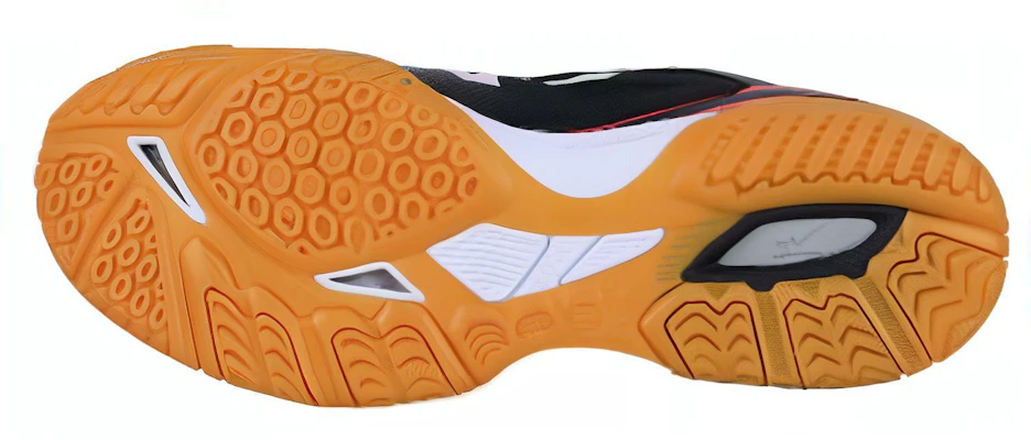Mizuno Wave Medal 5 減震防滑乒乓球鞋 男女同款 白黑 Shop Mizuno Wave Medal 5 減震防滑乒乓球鞋 男女同款 白黑