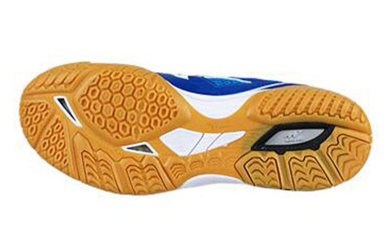 Shop 美津濃 Wave Medal 5 減震防滑乒乓球鞋 男女款 白藍