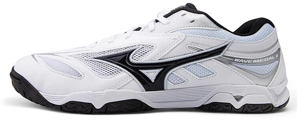 Mizuno Wave Medal 6 透氣耐磨防滑乒乓球鞋 男女同款 黑白 Buy Mizuno Wave Medal 6 透氣耐磨防滑乒乓球鞋 男女同款 黑白