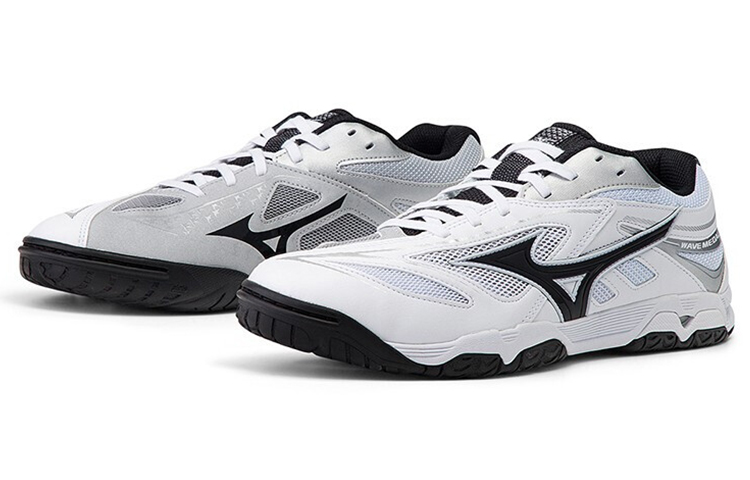 Order Mizuno Wave Medal 6 透氣耐磨防滑乒乓球鞋 男女同款 黑白