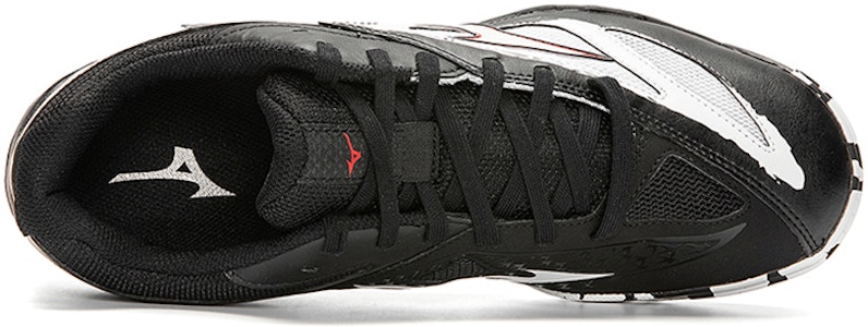 Mizuno Wave Medal 6 抗震防滑桌球鞋 男女適用 黑白紅 Lookbook Mizuno Wave Medal 6 抗震防滑桌球鞋 男女適用 黑白紅