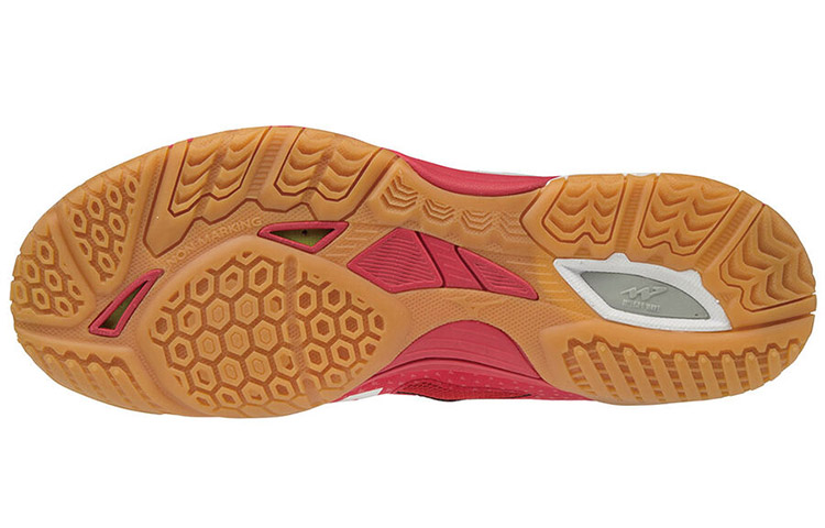 Shop Mizuno Wave Medal 6 'Putih Merah Hitam' Sepatu Olahraga 81GA191509