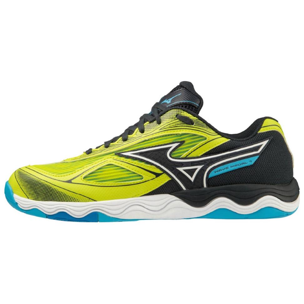 Mizuno Wave Medal 7 'Yellow Black Light Blue' 81GA231501
