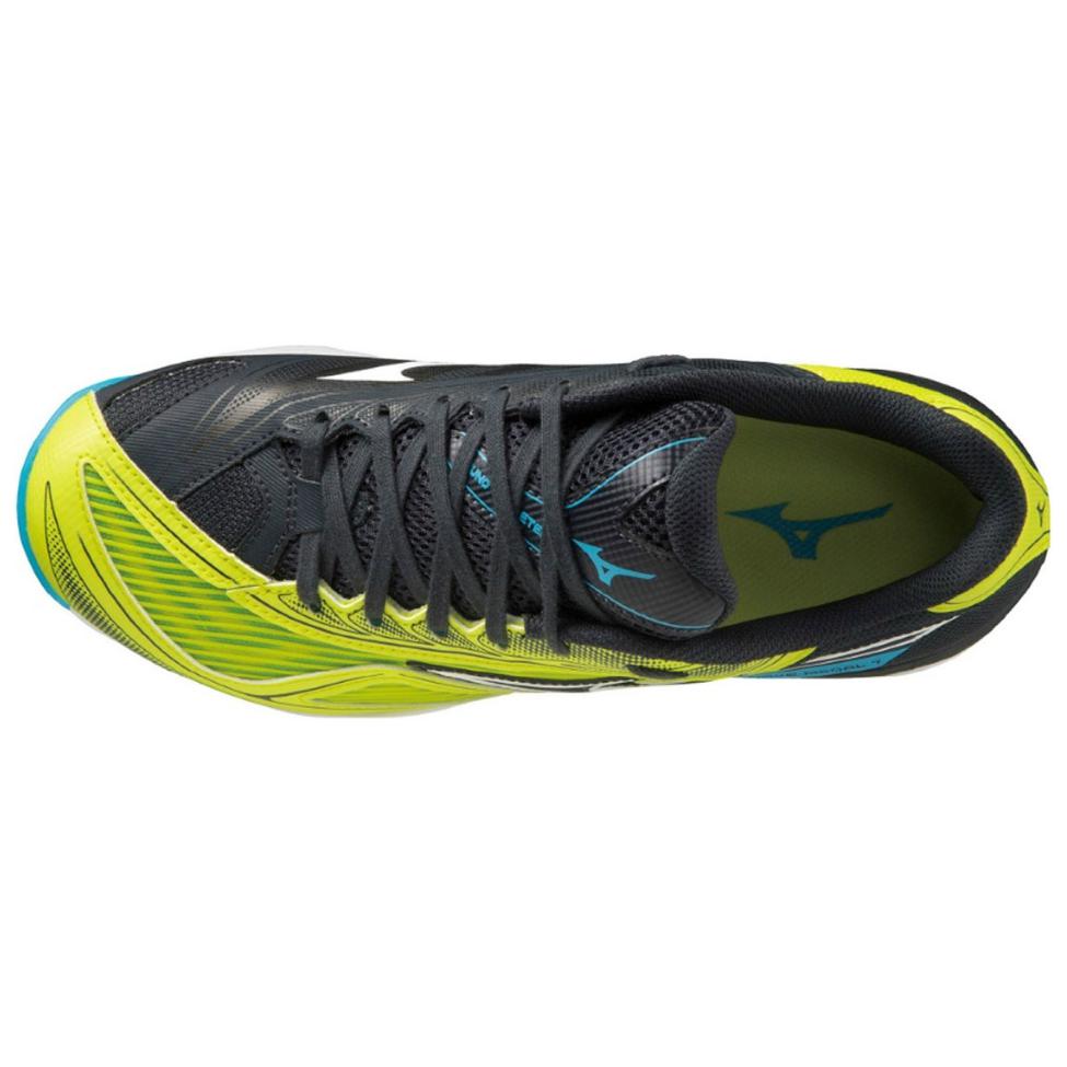 Lookbook Mizuno Wave Medal 7 'Yellow Black Light Blue' 81GA231501