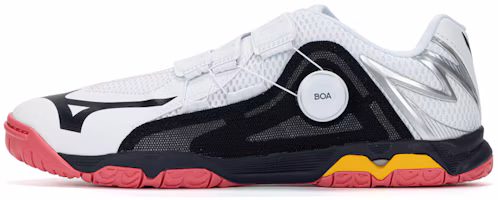 Mizuno Wave Medal BOA Table Tennis Shoes White/Black/Orange Training Shoes 81GA201231 Mizuno Wave Medal BOA Table Tennis Shoes White/Black/Orange Training Shoes 81GA201231